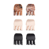 Goody Classic Medium Half-Claw Hair Clips - Assorted Neutrals, 6 count-041457123096-LR-132342-2-LR eShop