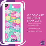 Goody Kids Mini Epoxy Contour Snap Clips - Daisy Charm, 8 count-041457328101-LR-116482-2-LR eShop