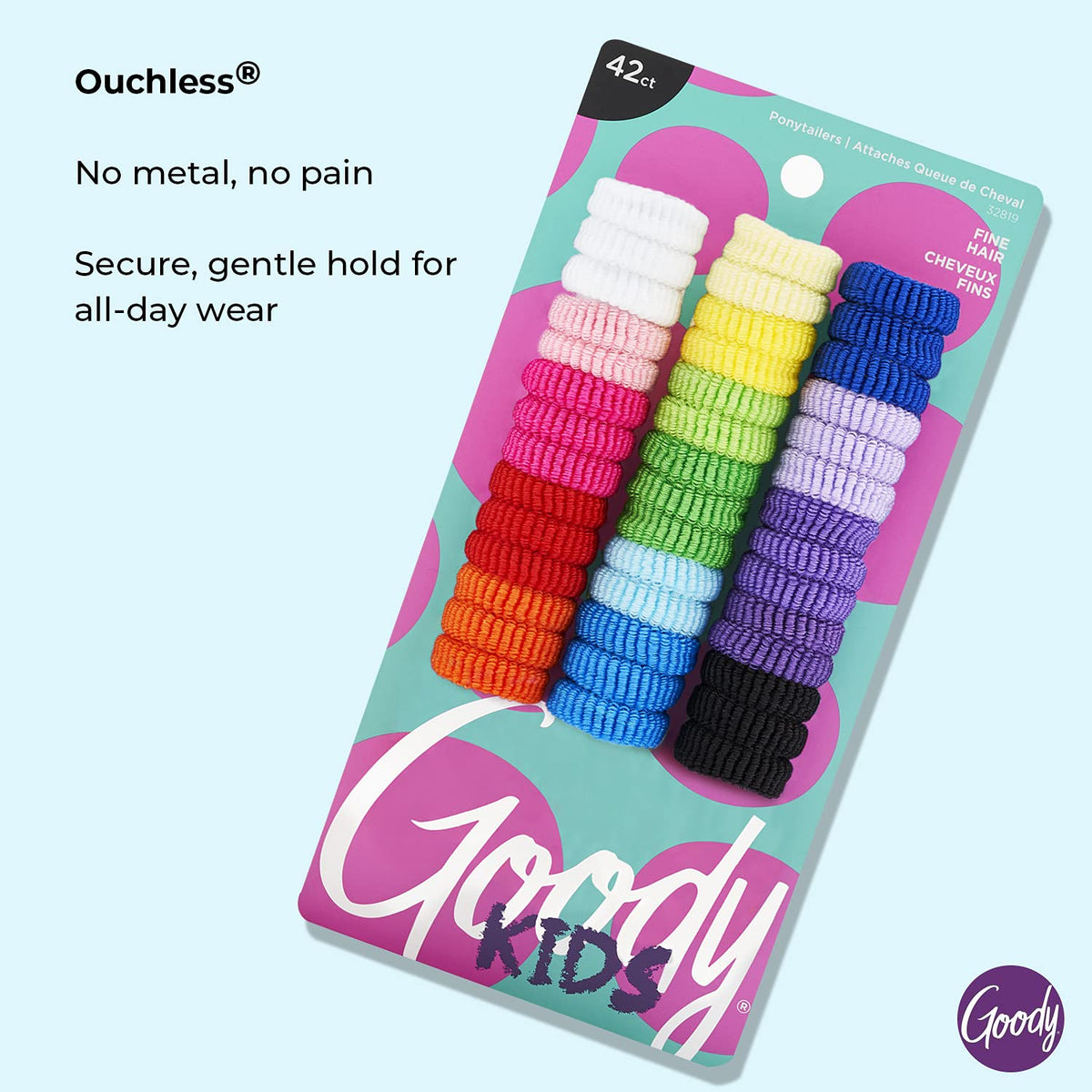 Goody Kids Ouchless Tiny Terry Ponytailers - Assorted Colors, 42 count-041457328194-LR-116488-3-LR eShop