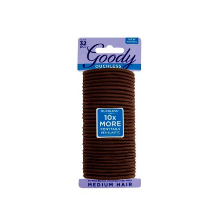 Goody Ouchless Brown Elastic Bonus, 32 CT-041457167144-LR-330989-1-LR eShop