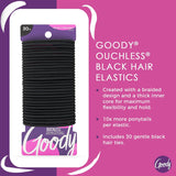 Goody Ouchless Elastic Hair Ties - Black, 30 count-041457109397-LR-286791-2-LR eShop