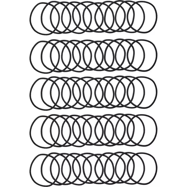 Goody Ouchless Elastic Hair Ties - Black, 51 count-041457103616-LR-359902-2-LR eShop