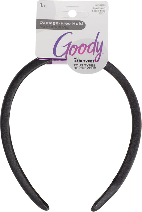 Goody Ouchless Hold Soft Padded Headband - Black-041457185063-LR-359907-1-LR eShop