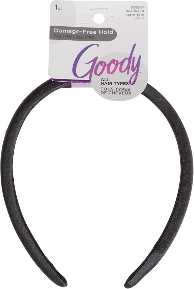 Goody Ouchless Hold Soft Padded Headband - Black-041457185063-LR-359907-1-LR eShop