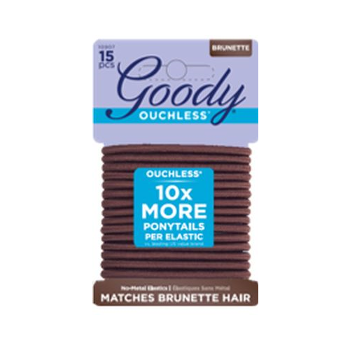 Goody Ouchless Matches Brunette Hair 15 Pcs-041457109076-LR-286781-1-LR eShop