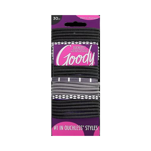Goody Ouchless No-Metal Elastics Medium Hair, 30 CT-041457069516-LR-271362-1-LR eShop