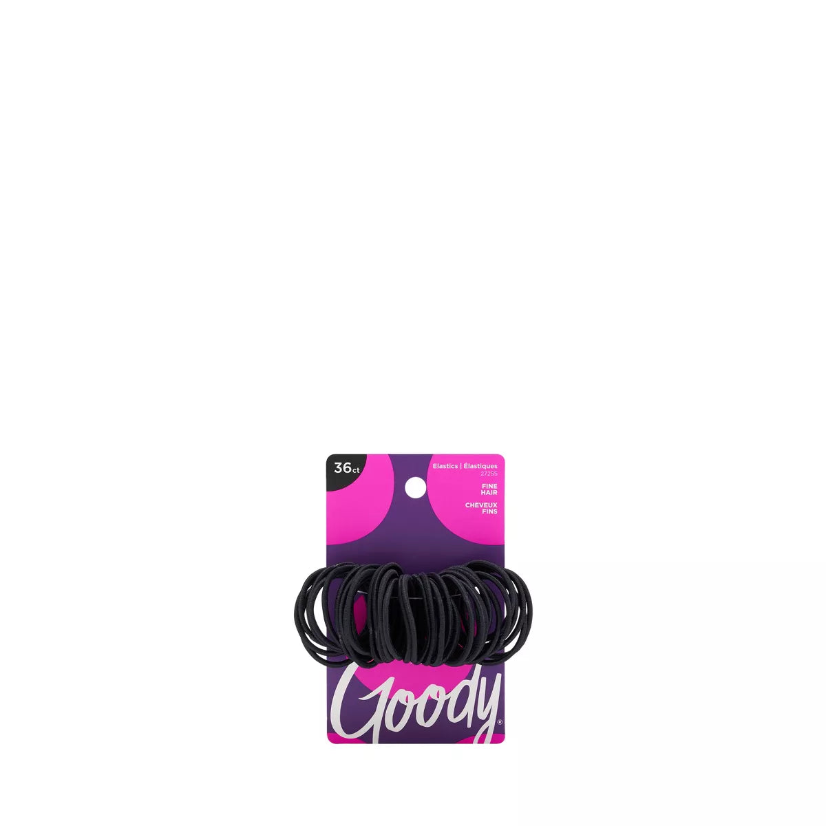 Goody Ouchless Thin Elastic Hair Ties - Black, 36 count-041457272558-LR-174832-6-LR eShop