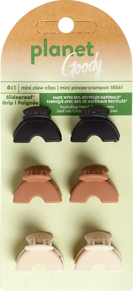 Goody Planet Mini Fashion Claw Clips - Assorted, 6 count-041457185414-LR-359909-1-LR eShop