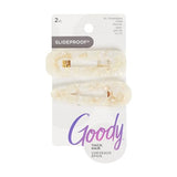Goody Slideproof Resin Hinge Hair Clips - Cream, 2 count-041457184981-LR-359905-1-LR eShop