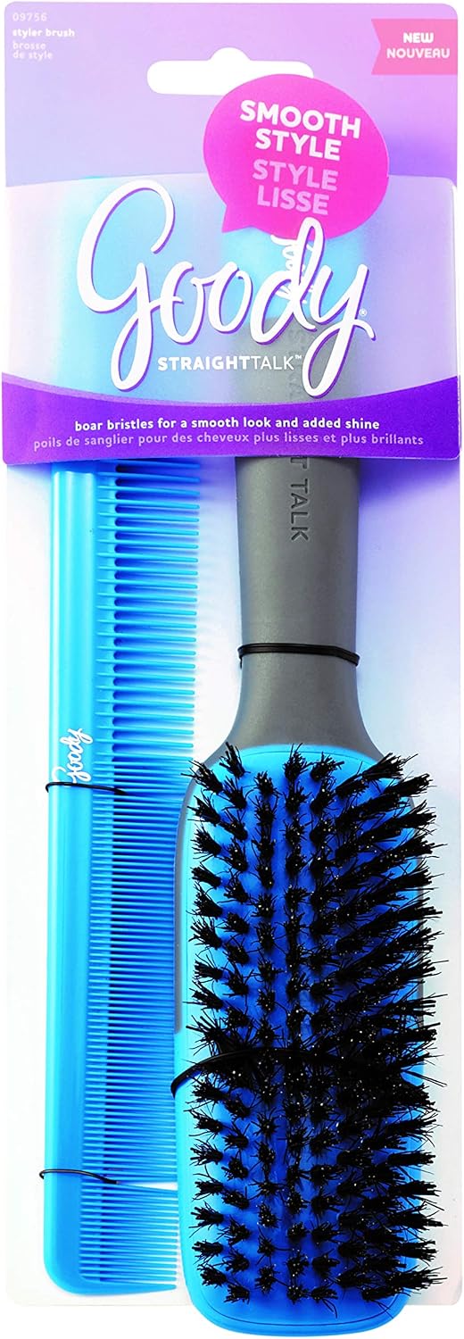 Goody Smooth Style Straight Talk Brush and Comb Set - Blue-041457097564-LR-301541-1-LR eShop