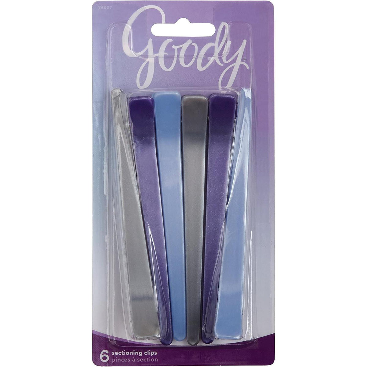 Goody Styling Essentials Sectioning Hair Clip - Assorted Colors, 6 count-041457760079-LR-103321-1-LR eShop