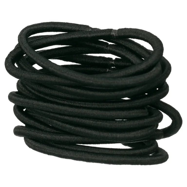 Goody Total Texture Super Stretch Hair Elastics - Black, 15 count-041457178584-LR-359904-2-LR eShop