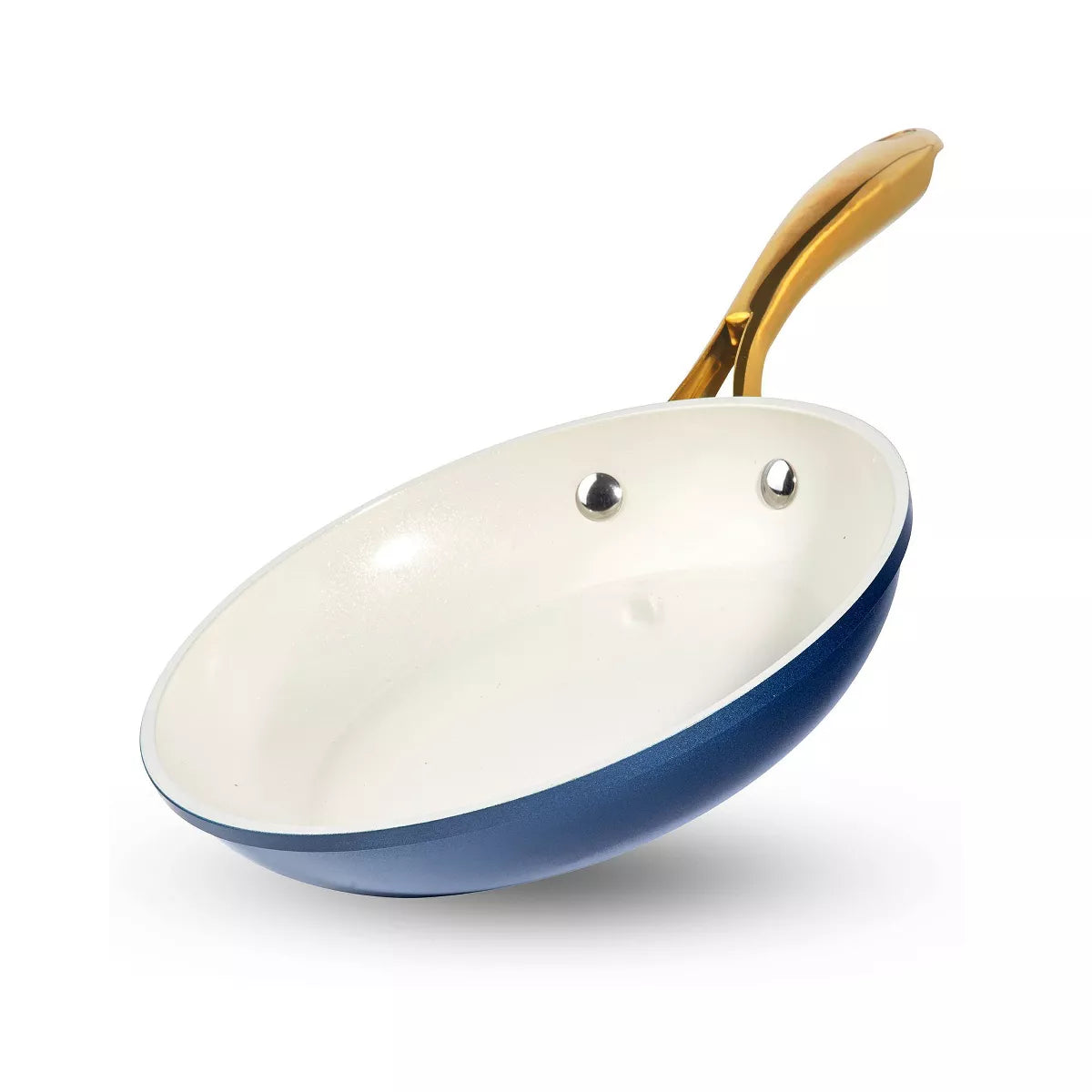 Gotham Steel Navy 10'' Ultra Nonstick Ceramic Fry Pan with Stay Cool Handle-080313018374-LR-357270-2-LR eShop