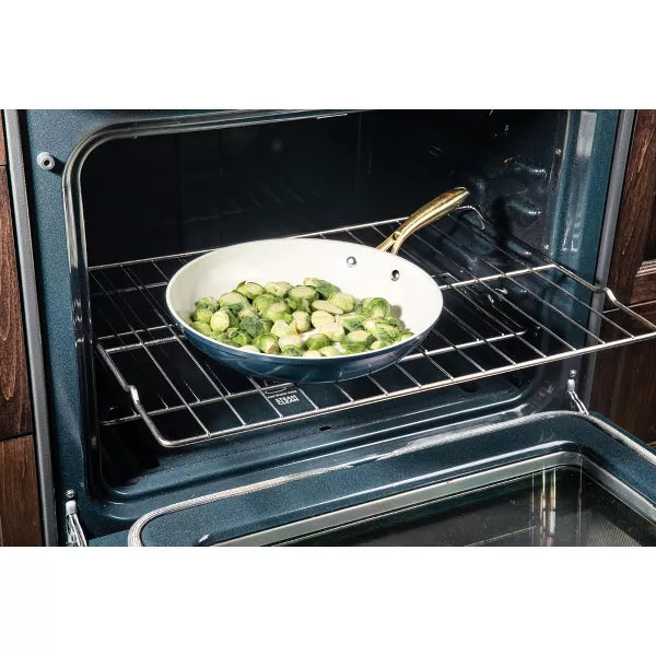 Gotham Steel Navy 10'' Ultra Nonstick Ceramic Fry Pan with Stay Cool Handle-080313018374-LR-357270-5-LR eShop