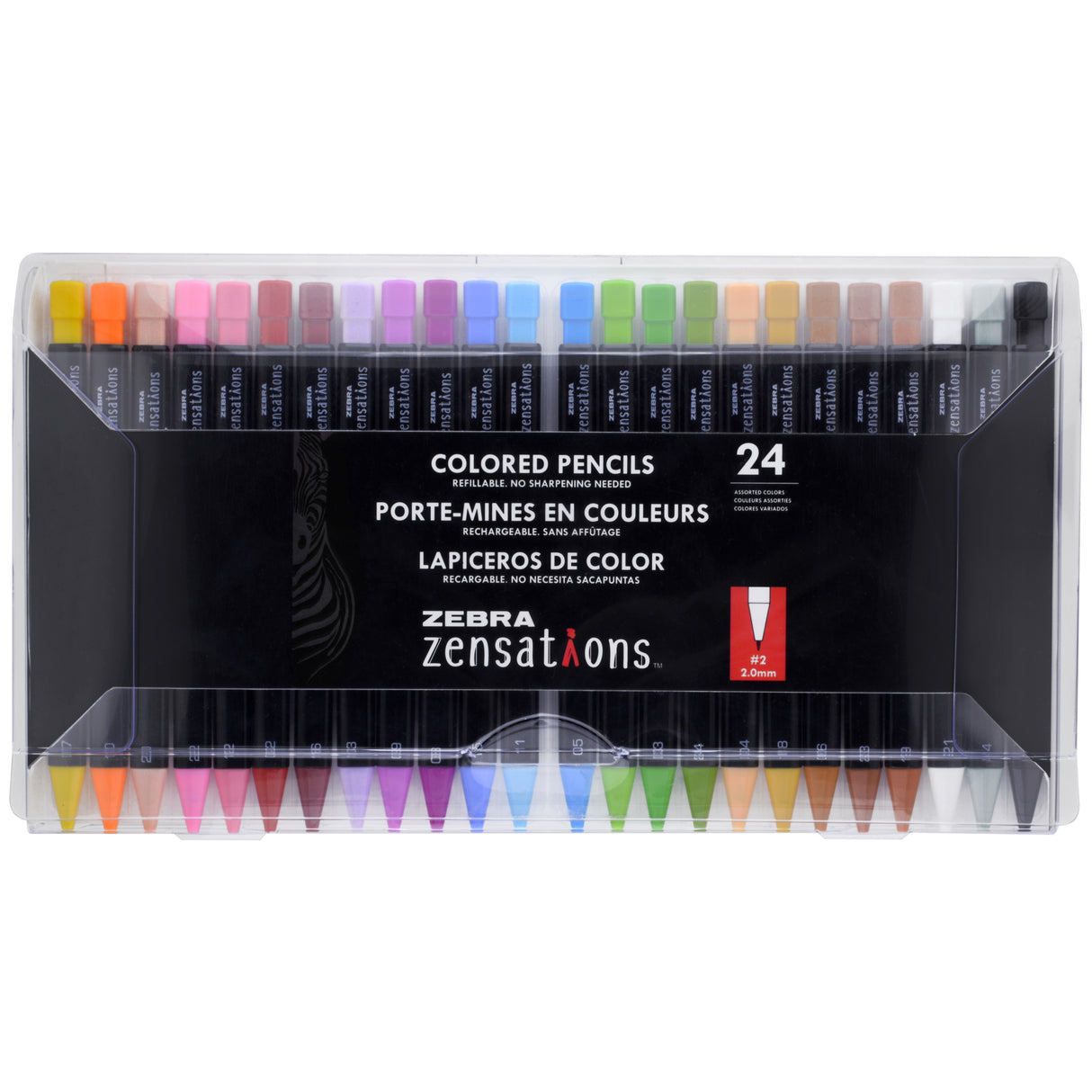 ZENSATIONS COLORED PENCIL 24CT