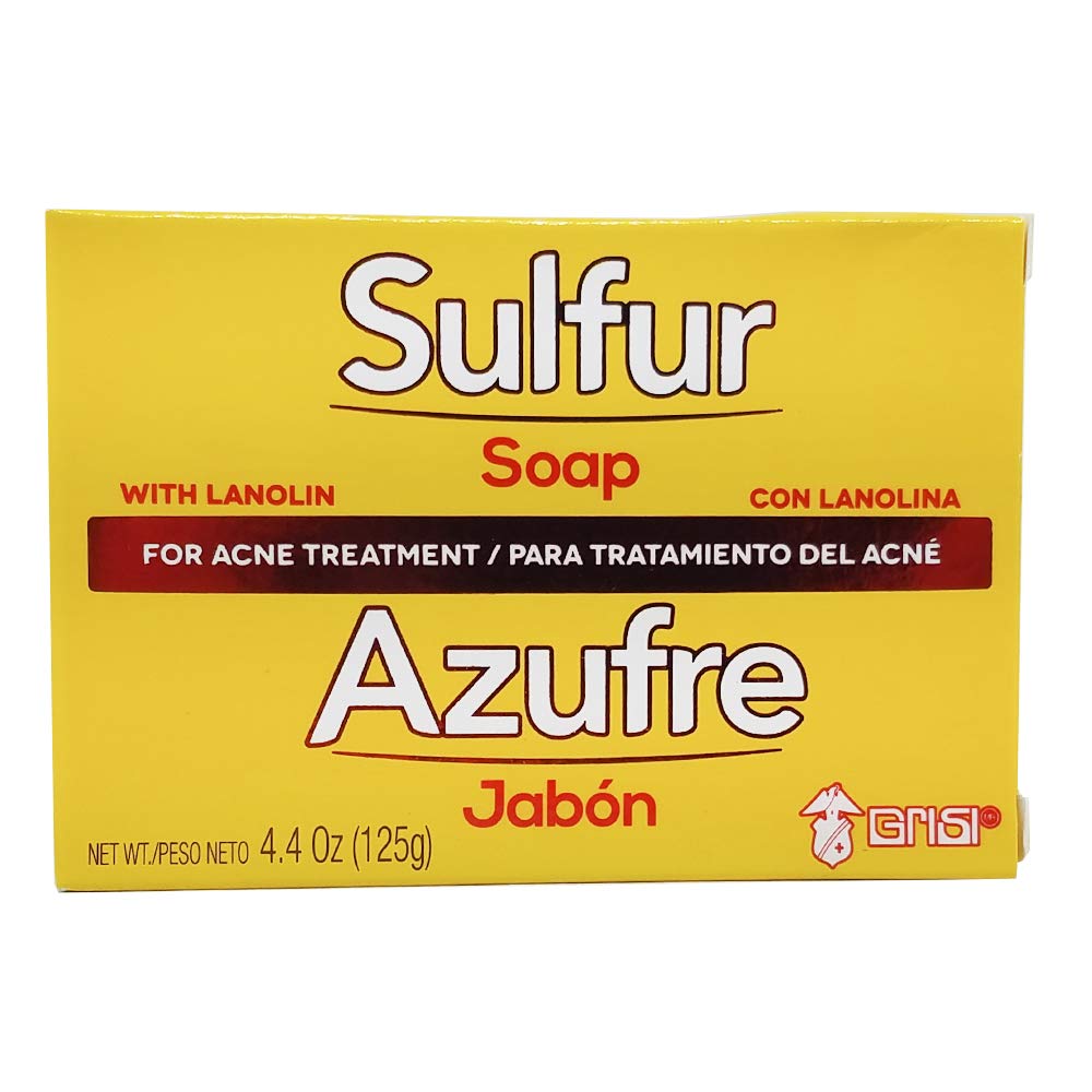 Grisi Bio Sulfur Soap for Acne Treatment, 4.4 oz-037836084225-LR-318083-1-LR eShop