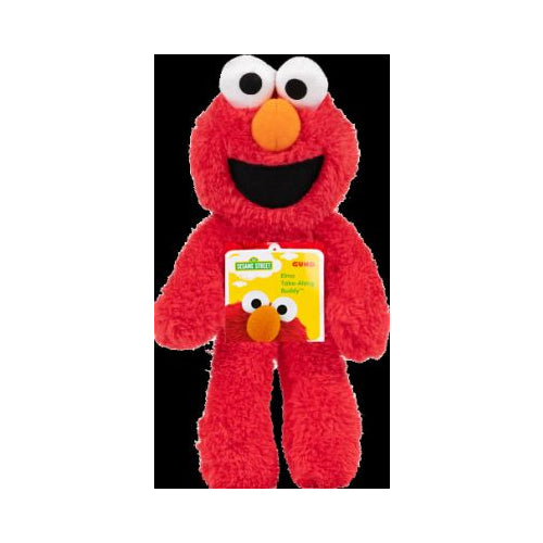 GUND Sesame Street Official Elmo Take Along Buddy Plush Premium Plush Toy for Ages 1 & Up Red 13”-028399026197-LR-354127-1-LR eShop