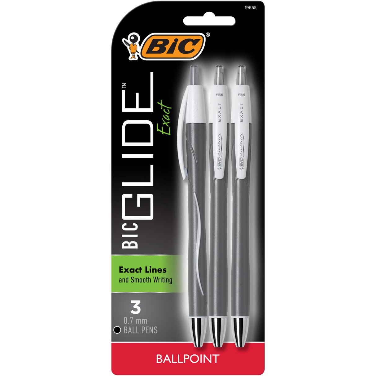 BIC GLIDE EXACT BLACK 3PK