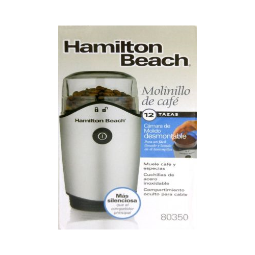 Hamilton Beach® Coffee Grinder, SILVER, 80350R-040094803507-LR-301884-1-LR eShop