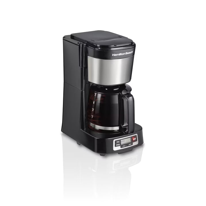Hamilton Beach Mini Electric Drip Coffee Maker - Black, 5 cups-040094461110-LR-346256-4-LR eShop