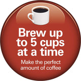 Hamilton Beach Mini Electric Drip Coffee Maker - Black, 5 cups-040094461110-LR-346256-9-LR eShop