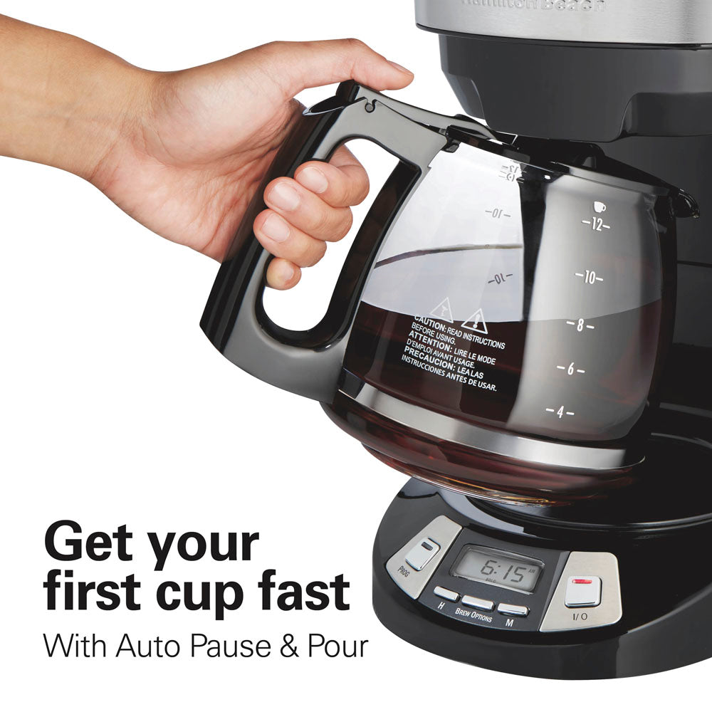 Hamilton Beach Programmable Coffee Maker - Black-040094462926-LR-346127-3-LR eShop