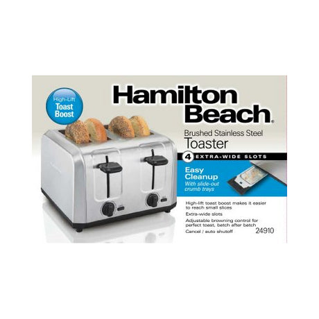 Hamilton Beach® Brushed Stainless Steel Toaster, STAINLESS STEEL, 24910-040094249107-LR-327739-1-LR eShop
