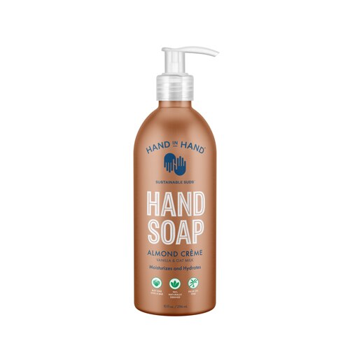HAND IN HAND Liquid Hand Soap - Almond Creme, 10 oz-810058840608-LR-358244-1-LR eShop