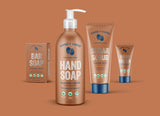 HAND IN HAND Liquid Hand Soap - Almond Creme, 10 oz-810058840608-LR-358244-3-LR eShop