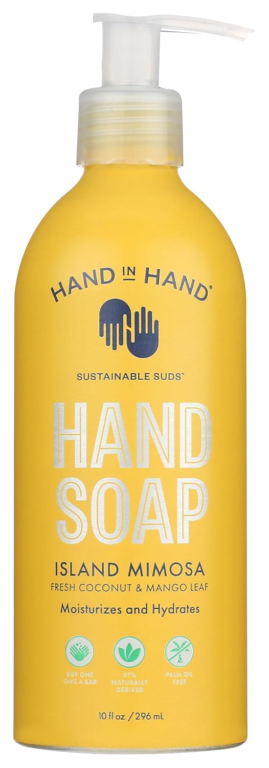 HAND IN HAND Liquid Hand Soap - Island Mimosa, 10 oz-858958006823-LR-358248-1-LR eShop