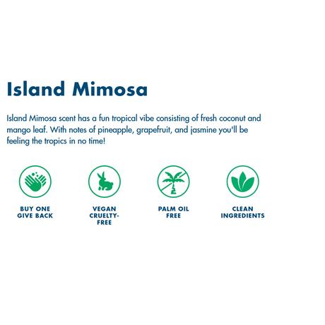 HAND IN HAND Liquid Hand Soap - Island Mimosa, 10 oz-858958006823-LR-358248-2-LR eShop