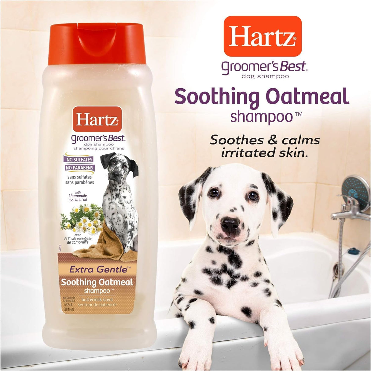 Hartz Groomer's Best Oatmeal Dog Shampoo, 18 oz-032700979287-LR-269509-3-LR eShop