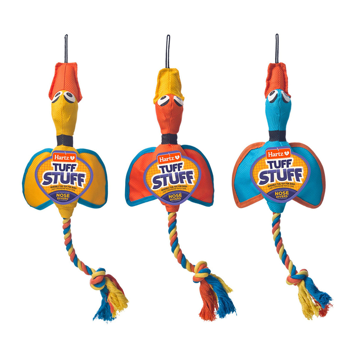 Hartz Tuff Stuff Dog Toy Duck Nose Divers, Assorted-032700115777-LR-218830-2-LR eShop