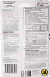 Hartz UltraGuard Dual Action Topical Flea & Tick Treatment for Dogs and Puppies - 31-60 lbs, 3 Monthly Treatments-032700156503-LR-316678-2-LR eShop