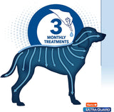 Hartz UltraGuard Dual Action Topical Flea & Tick Treatment for Dogs and Puppies - 31-60 lbs, 3 Monthly Treatments-032700156503-LR-316678-5-LR eShop