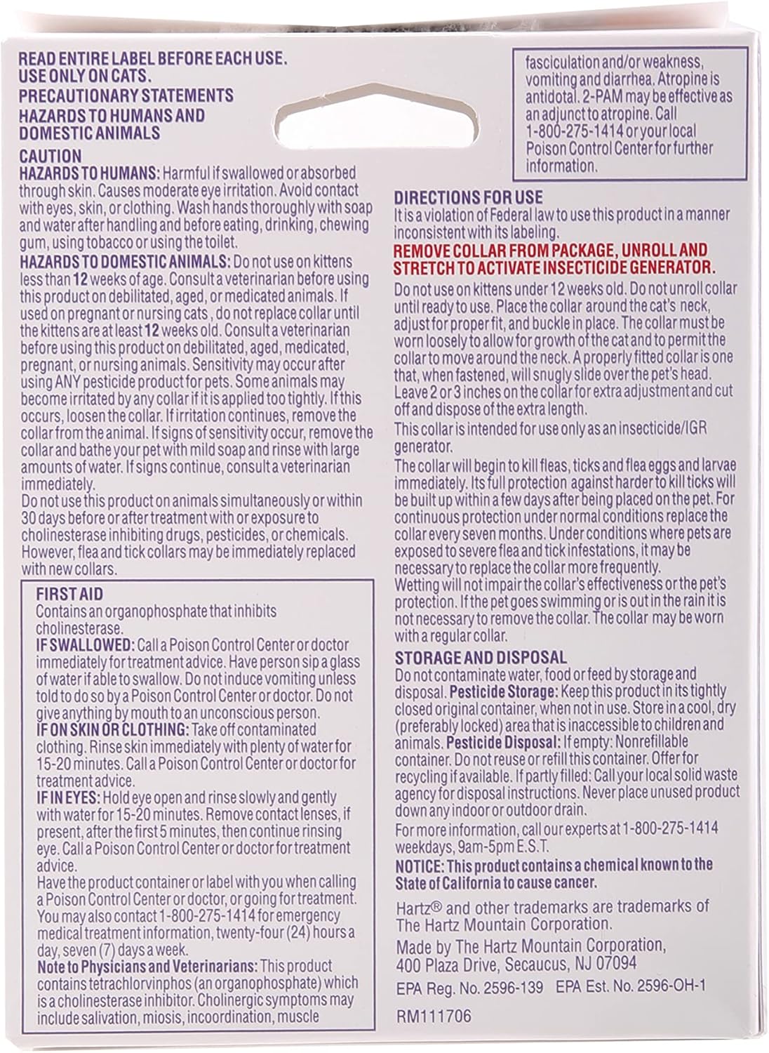 Hartz UltraGuard Plus Flea & Tick Collar for Cats and Kittens-032700942687-LR-190140-2-LR eShop