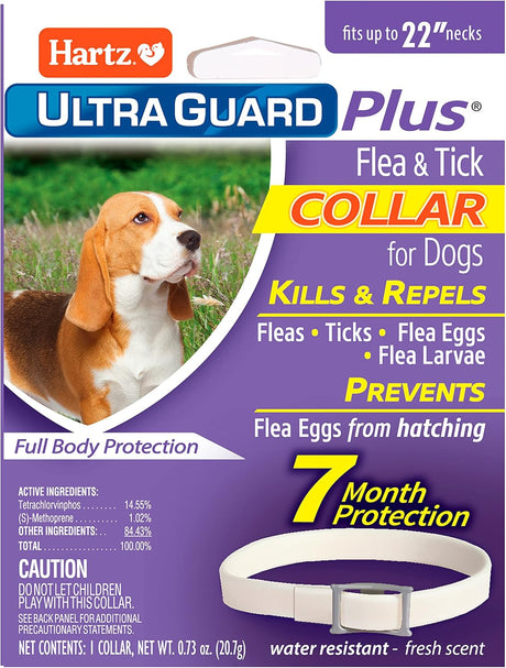 Hartz UltraGuard Plus Flea & Tick Collar for Dogs and Puppies-032700942670-LR-190144-1-LR eShop