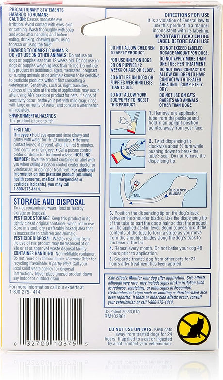 Hartz UltraGuard Pro Topical Flea & Tick Prevention for Dogs and Puppies - 16-30 lbs, 3 Monthly Treatments-032700108755-LR-189944-2-LR eShop