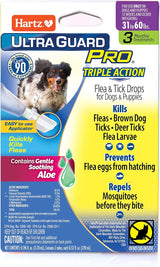 Hartz UltraGuard Pro Topical Flea & Tick Prevention for Dogs and Puppies - 31-60 lbs, 3 Monthly Treatments-032700108762-LR-189866-1-LR eShop