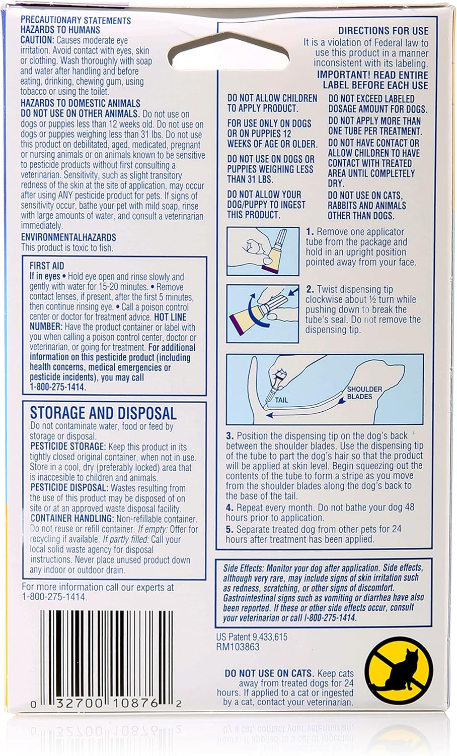 Hartz UltraGuard Pro Topical Flea & Tick Prevention for Dogs and Puppies - 31-60 lbs, 3 Monthly Treatments-032700108762-LR-189866-2-LR eShop