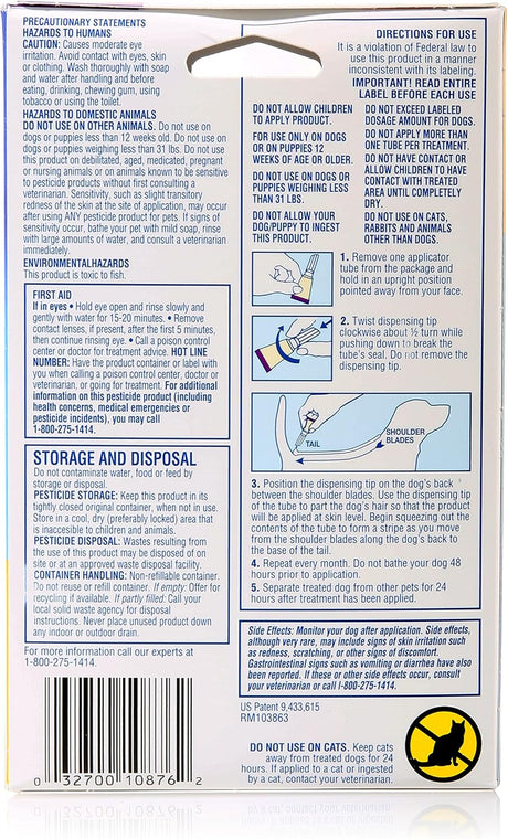 Hartz UltraGuard Pro Topical Flea & Tick Prevention for Dogs and Puppies - 31-60 lbs, 3 Monthly Treatments-032700108762-LR-189866-2-LR eShop