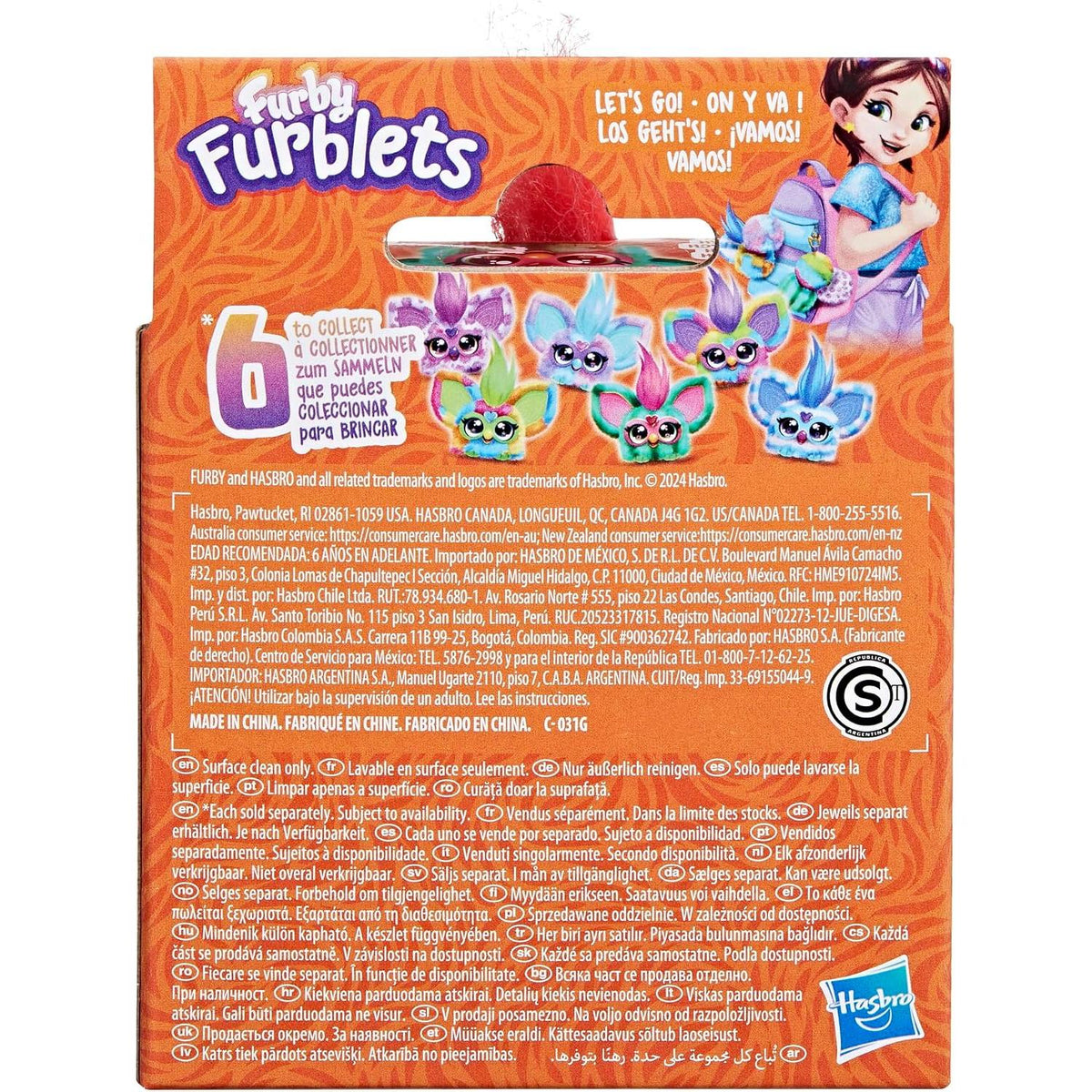 Hasbro Furby Furblets Mini Electronic Plush Toy - Assorted-LR-354115-13-LR eShop