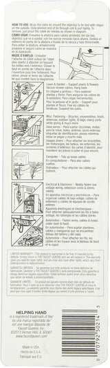 Helping Hand Quick Release 8" Cable Ties, 15 count-070792502143-LR-357307-4-LR eShop