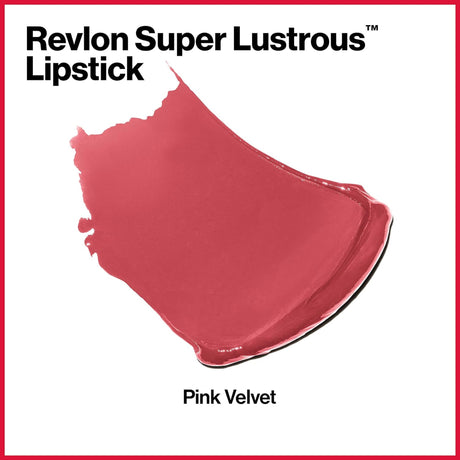 Revlon Super Lustrous Lipstick with Moisturizing Creamy Formula - Pink Velvet