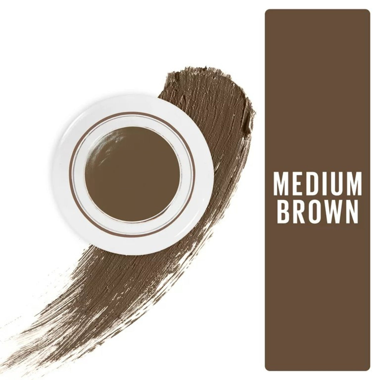 Maybelline Tattoo Studio Brow Pomade, Medium Brown, 0.106 oz