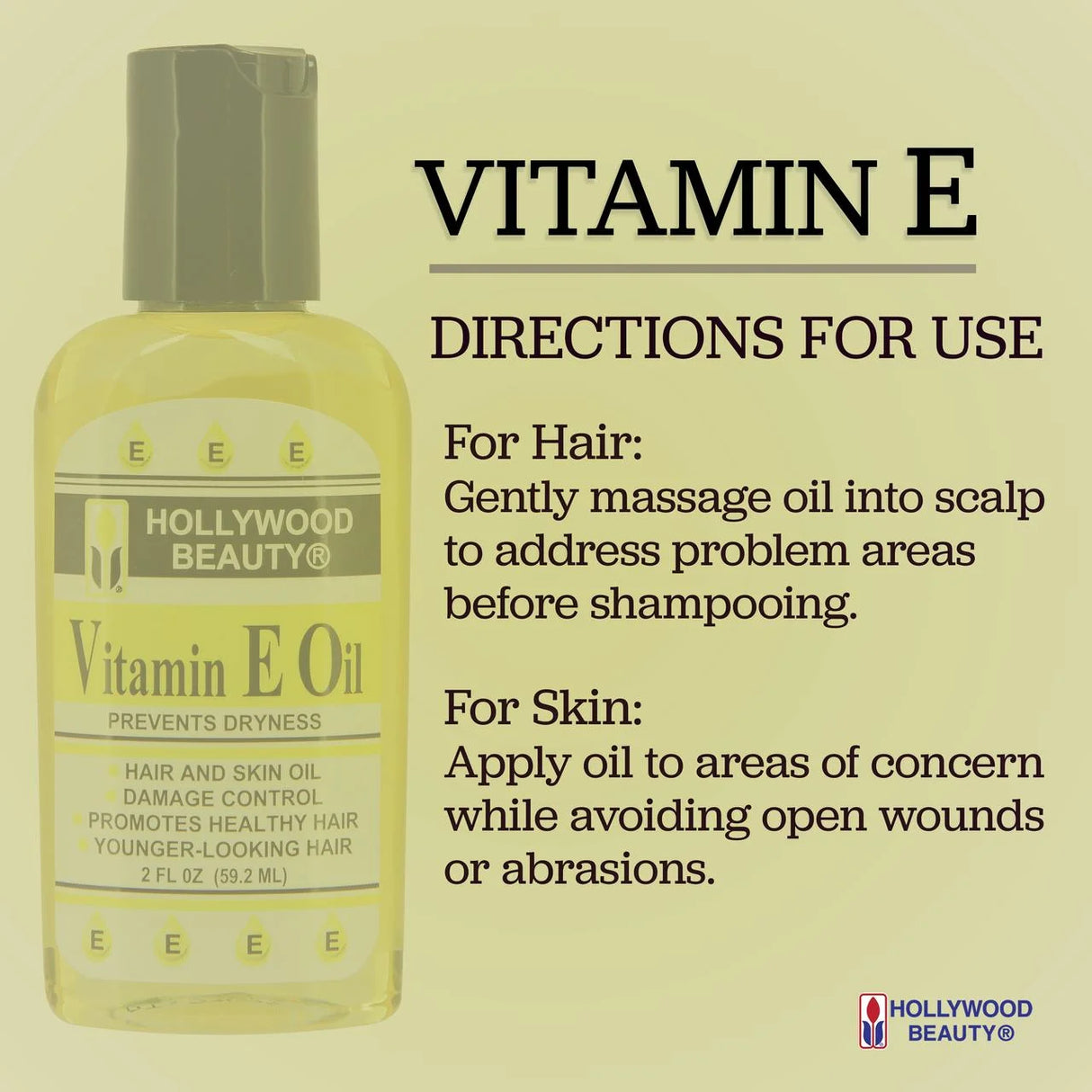 Hollywood Beauty Vitamin E Oil Hair & Skin Treatment, 2 oz-045836005553-LR-339878-3-LR eShop