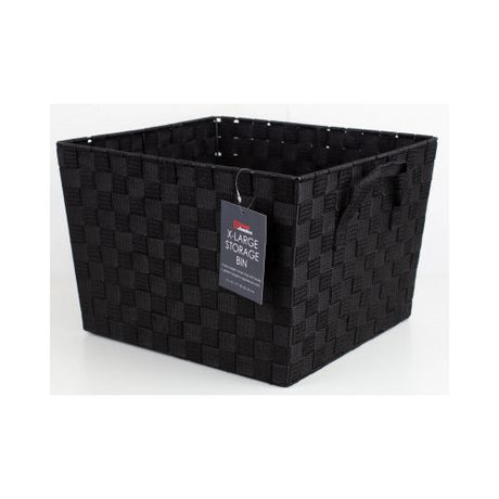 Home Basics Extra-Large Woven Storage Bin Black-886466493361-LR-340563-1-LR eShop