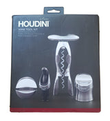 Houdini 4 Piece Wine Kit Bar Tool Set - Chrome-022578105314-LR-339253-1-LR eShop