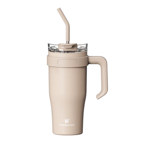 HYDRAFLOW Capri Tumbler with Handle, 30 oz - Sand-197549316584-LR-356170-1-LR eShop