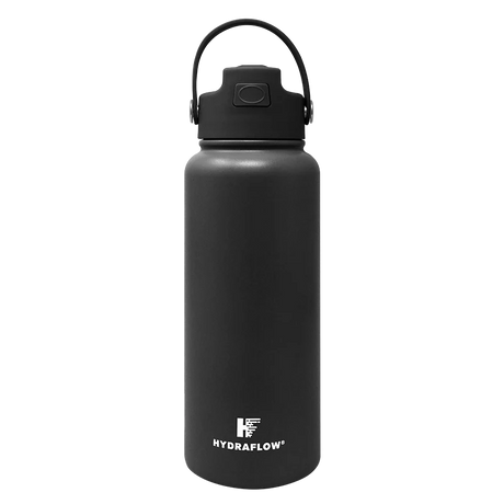 HYDRAFLOW Hybrid Bottle with Pop Up Straw, 34 oz - Black-840034218053-LR-356186-1-LR eShop